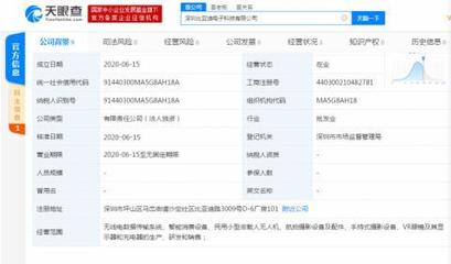 比亞迪成立新公司涉及無人機、VR眼鏡等業務